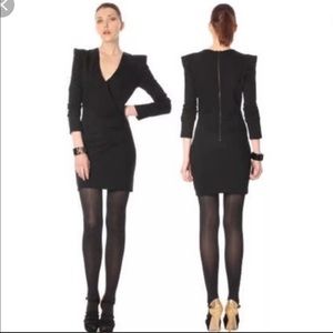 French Connection Gray Samantha Stretch 3/4 Night Out Dress 4